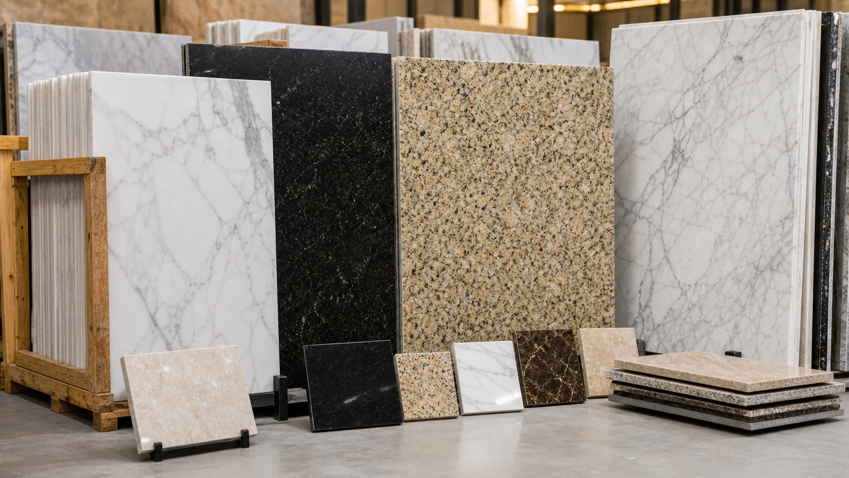 Marble and granite